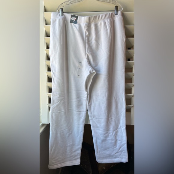 Karen Scott Sport - NWT - XL - Bright White - Sport Fleece - Pockets - Picture 5 of 8